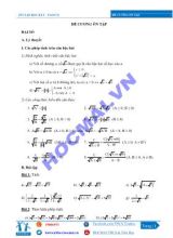Toán khối 9 - Đề cương ôn tập